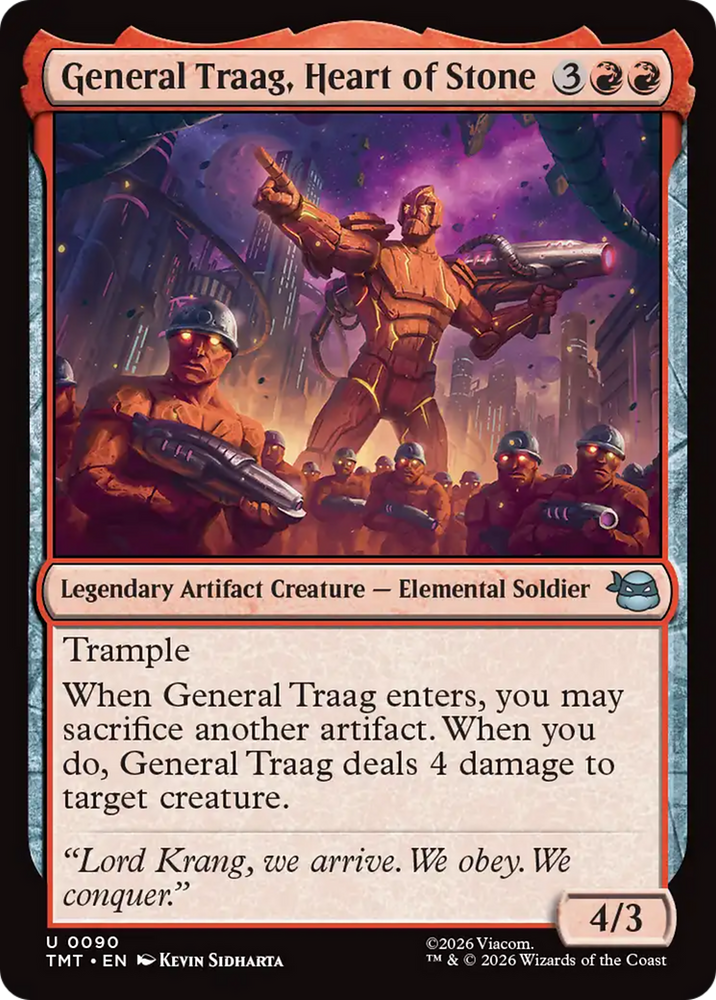 Magic | General Traag, Heart of Stone [Teenage Mutant Ninja Turtles] | The Nerd Merchant