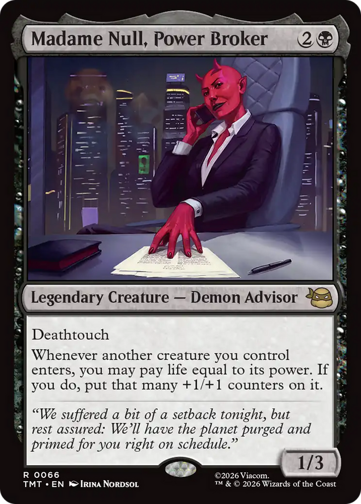 Magic | Madame Null, Power Broker [Teenage Mutant Ninja Turtles] | The Nerd Merchant