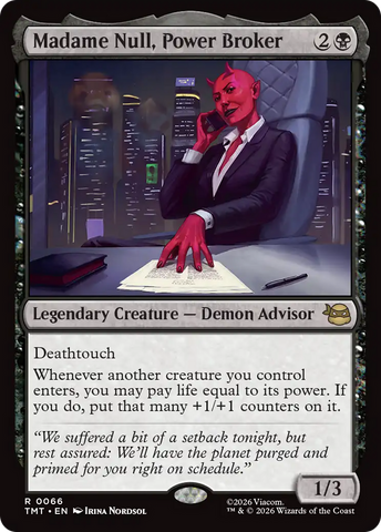 Magic | Madame Null, Power Broker [Teenage Mutant Ninja Turtles] | The Nerd Merchant