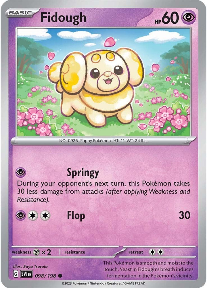 Pokemon | Fidough (098/198) [Scarlet & Violet: Base Set] | The Nerd Merchant
