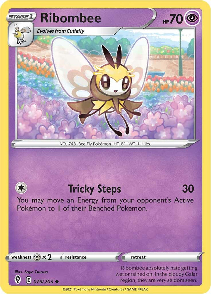 Pokemon | Ribombee (079/203) [Sword & Shield: Evolving Skies] | The Nerd Merchant