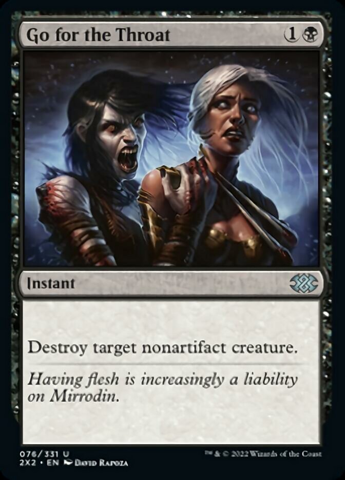 Magic | Go for the Throat [Double Masters 2022] | The Nerd Merchant