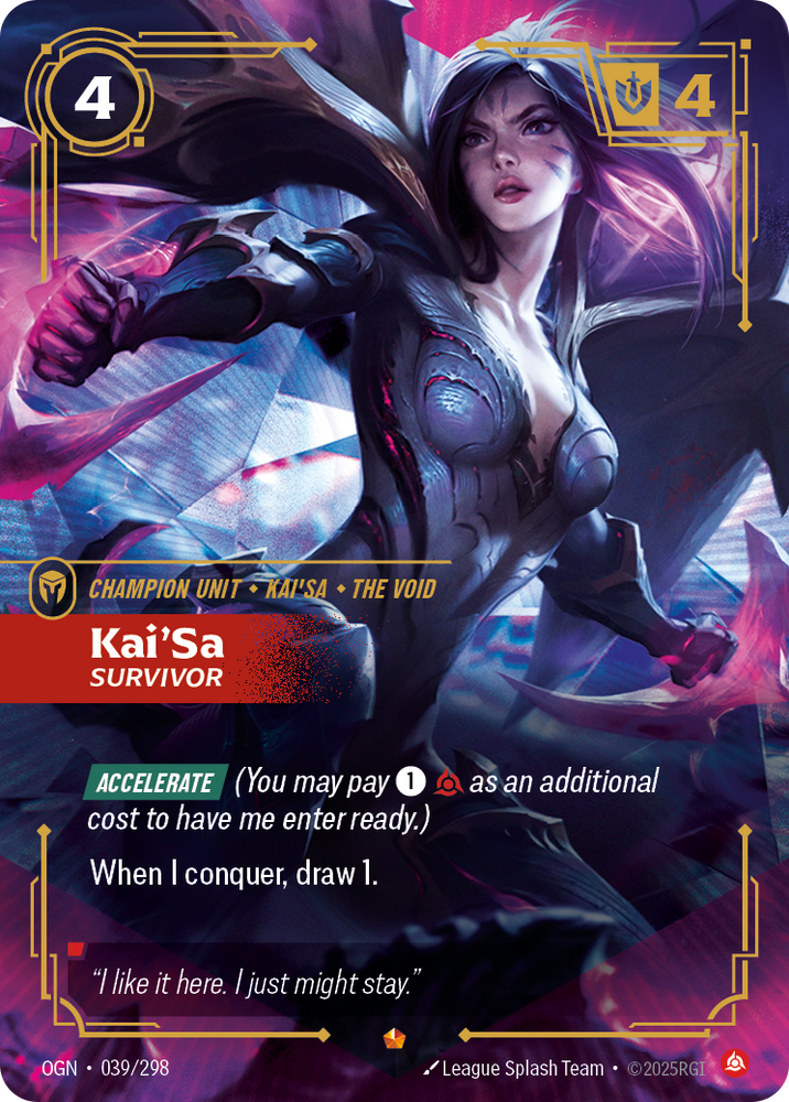 Kai'Sa, Survivor (Foil) - Origins #39