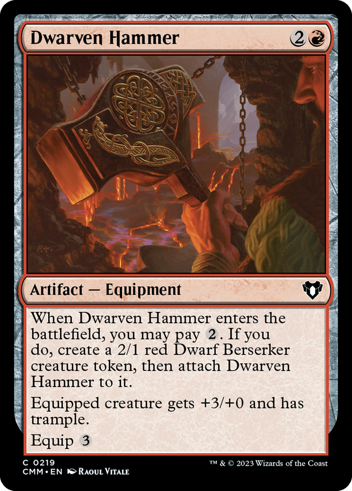 Magic | Dwarven Hammer [Commander Masters] | The Nerd Merchant