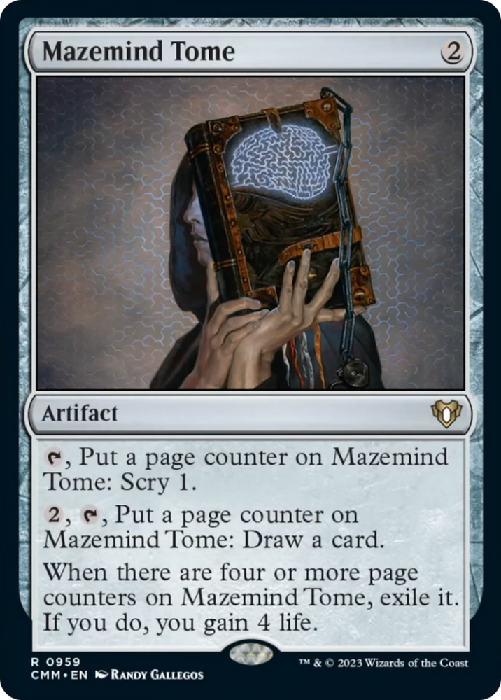 Magic | Mazemind Tome [Commander Masters] | The Nerd Merchant