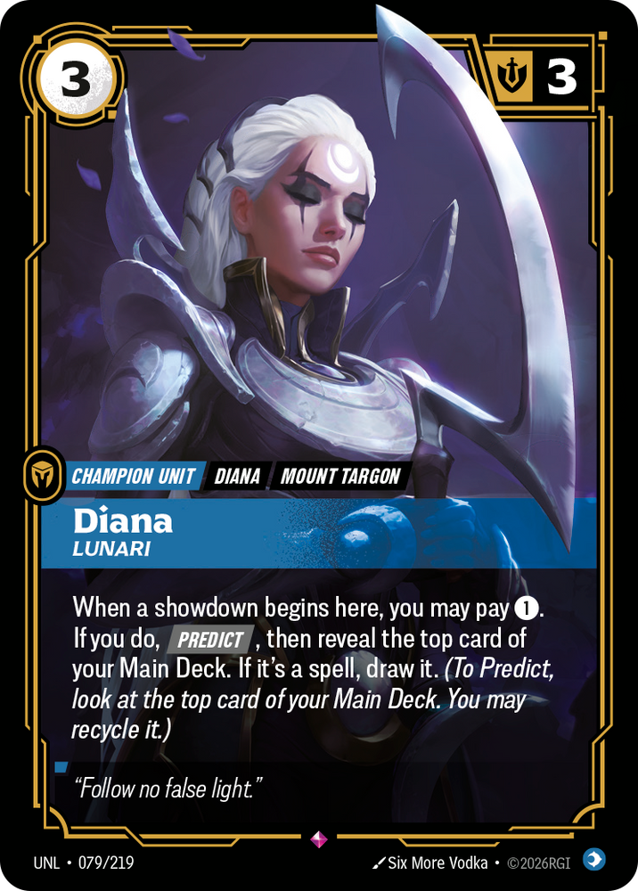 Diana - Lunari (Foil) - Unleashed (079/219)