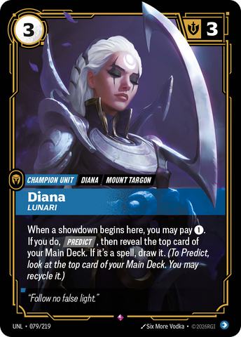 Diana - Lunari (Foil) - Unleashed (079/219)
