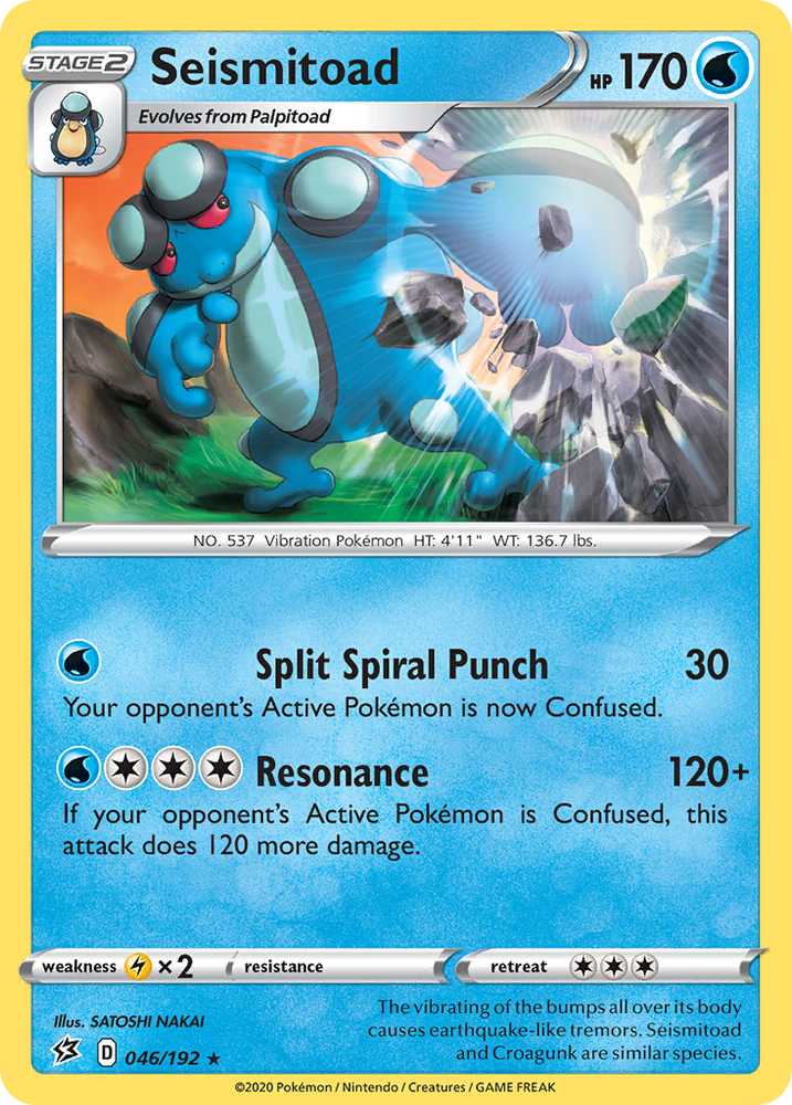 Pokemon | Seismitoad (046/192) [Sword & Shield: Rebel Clash] | The Nerd Merchant