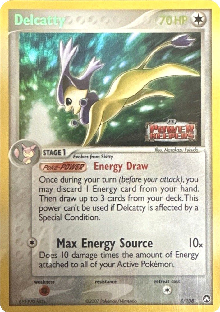 Pokemon | Delcatty (8/108) (Stamped) [EX: Power Keepers] | The Nerd Merchant