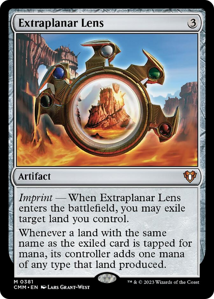 Magic | Extraplanar Lens [Commander Masters] | The Nerd Merchant