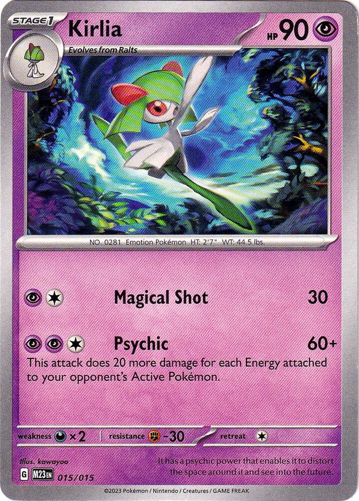 Pokemon | Kirlia (015/015) [McDonald's Promos: 2023 Collection] | The Nerd Merchant
