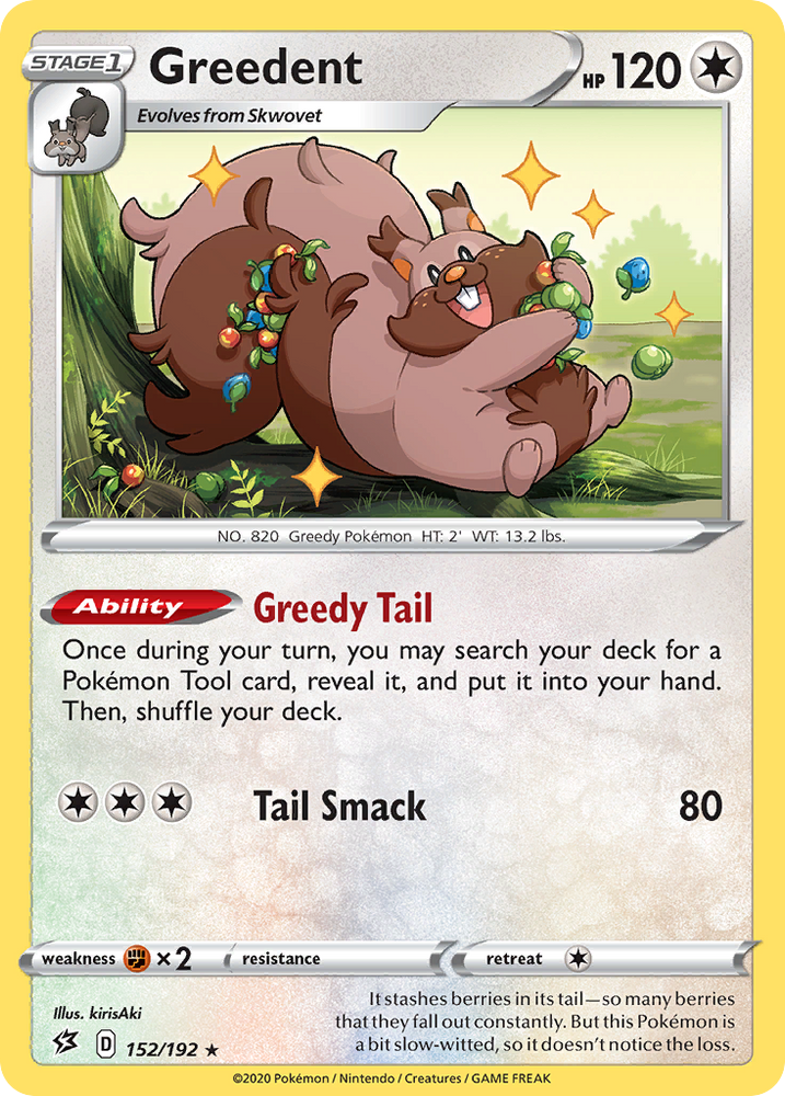 Pokemon | Greedent (152/192) [Sword & Shield: Rebel Clash] | The Nerd Merchant