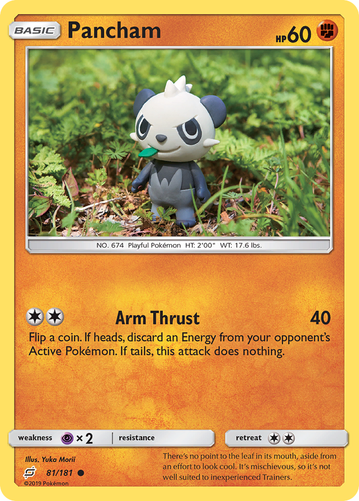 Pokemon | Pancham (81/181) [Sun & Moon: Team Up] | The Nerd Merchant