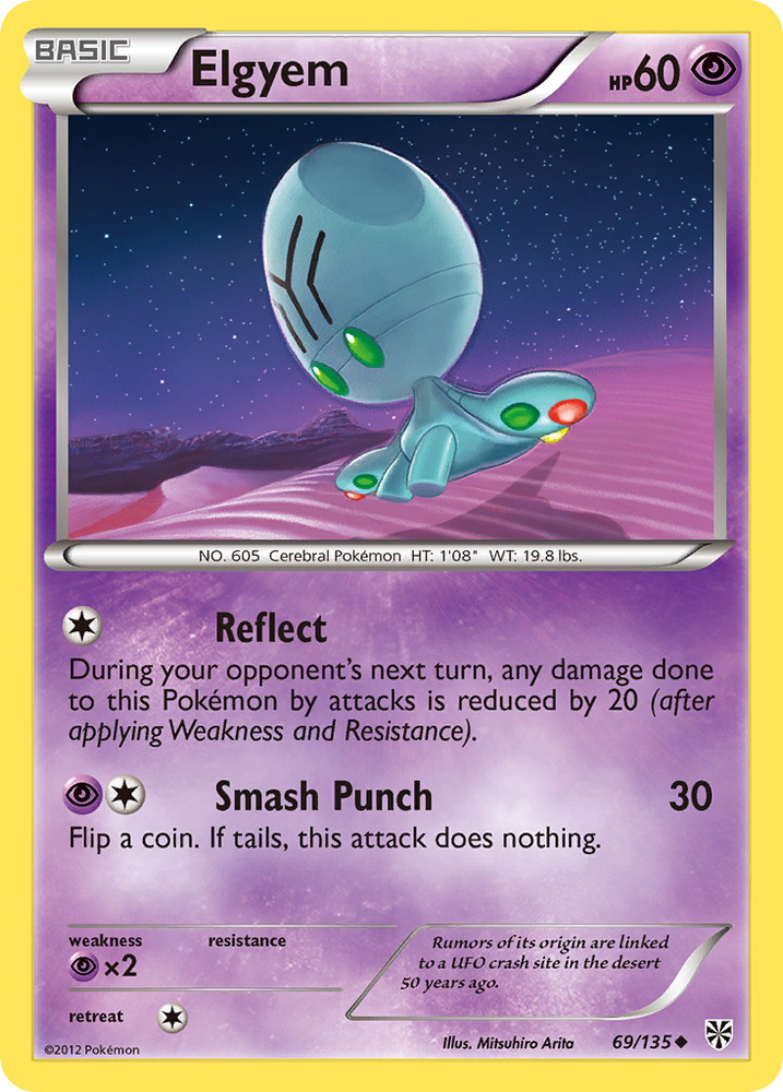 Pokemon | Elgyem (69/135) [Black & White: Plasma Storm] | The Nerd Merchant