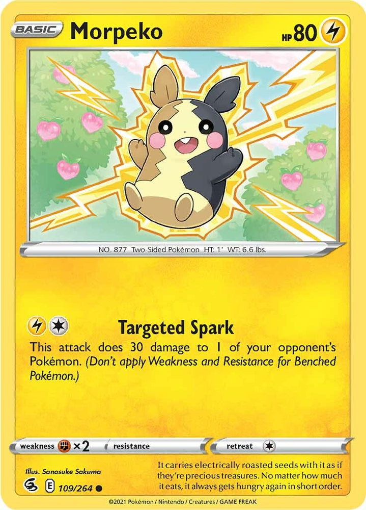 Pokemon | Morpeko (109/264) [Sword & Shield: Fusion Strike] | The Nerd Merchant
