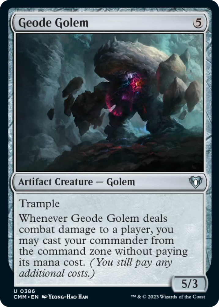 Magic | Geode Golem [Commander Masters] | The Nerd Merchant