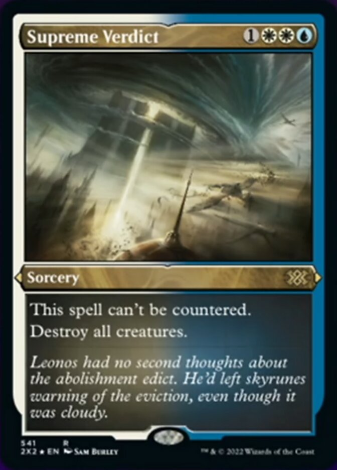Magic | Supreme Verdict (Foil Etched) [Double Masters 2022] | The Nerd Merchant