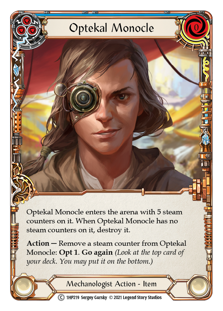 Flesh and Blood TCG | Optekal Monocle [1HP219] (History Pack 1) | The Nerd Merchant