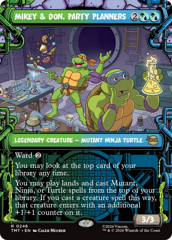 Magic | Mikey & Don, Party Planners (Showcase) [Teenage Mutant Ninja Turtles] | The Nerd Merchant