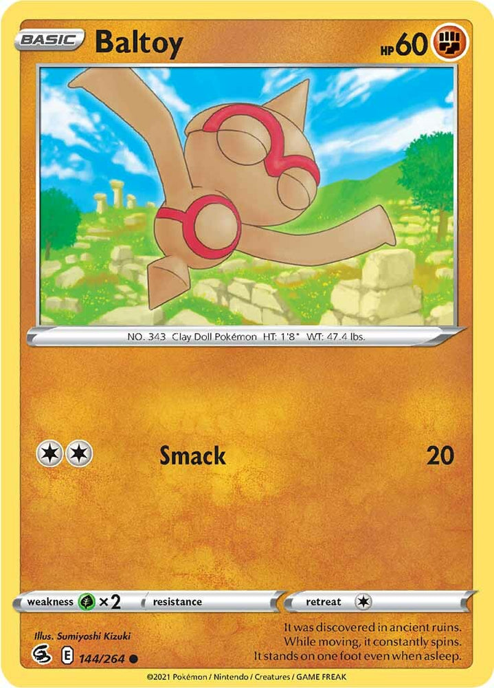 Pokemon | Baltoy (144/264) [Sword & Shield: Fusion Strike] | The Nerd Merchant