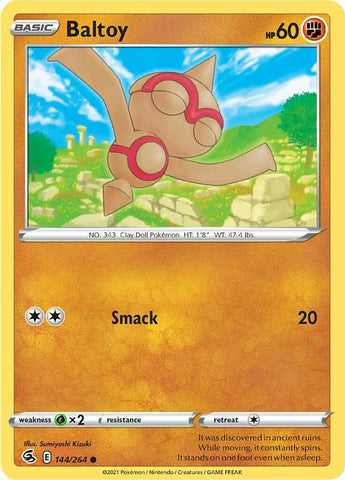 Pokemon | Baltoy (144/264) [Sword & Shield: Fusion Strike] | The Nerd Merchant