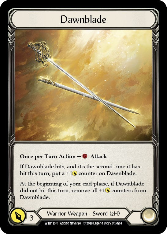 Flesh and Blood TCG | Dawnblade // Dorinthea [WTR115 // WTR114] (Welcome to Rathe Unlimited) | The Nerd Merchant