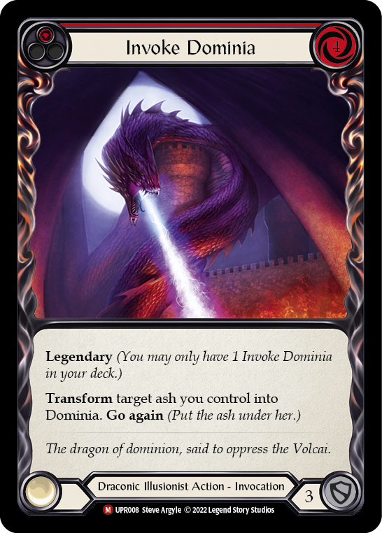 Flesh and Blood TCG | Invoke Dominia // Dominia [UPR008] (Uprising) | The Nerd Merchant