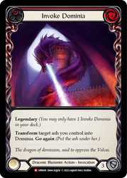 Flesh and Blood TCG | Invoke Dominia // Dominia [UPR008] (Uprising) | The Nerd Merchant