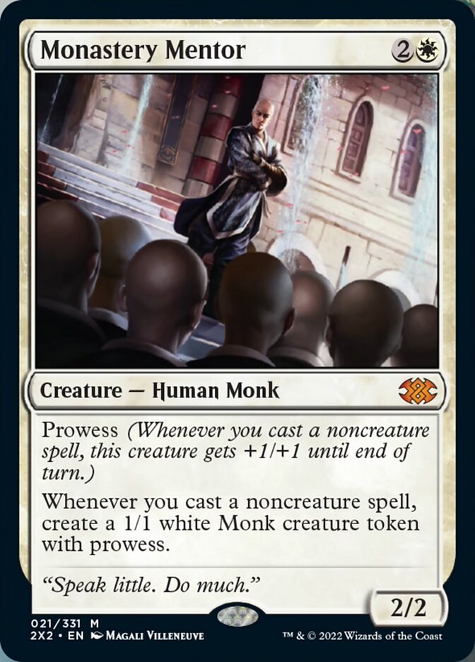 Magic | Monastery Mentor [Double Masters 2022] | The Nerd Merchant