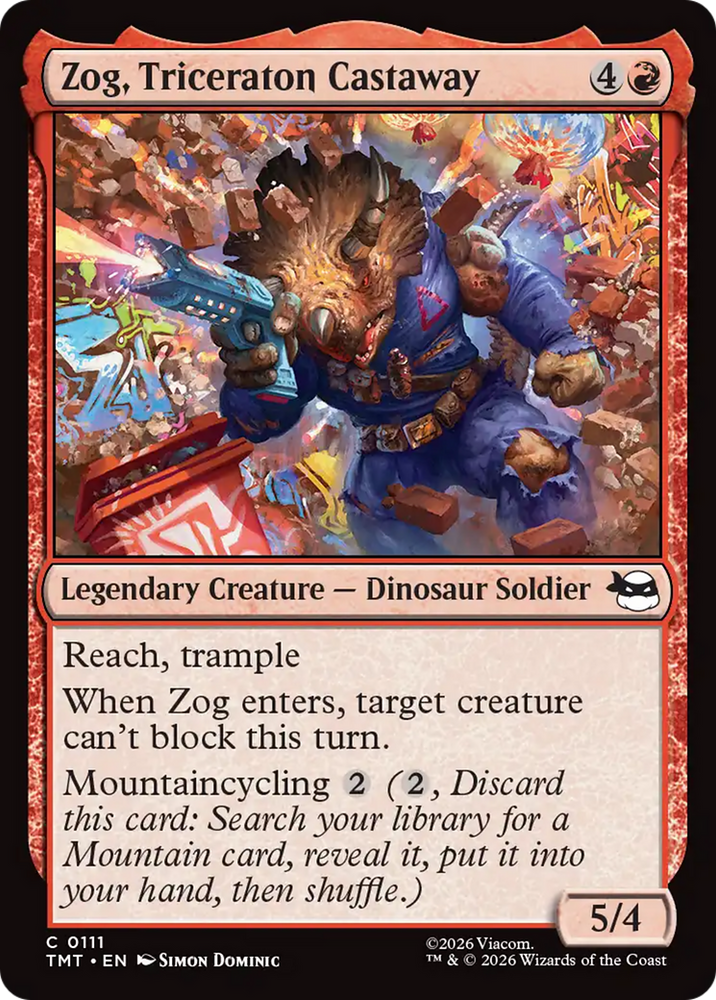 Magic | Zog, Triceraton Castaway [Teenage Mutant Ninja Turtles] | The Nerd Merchant