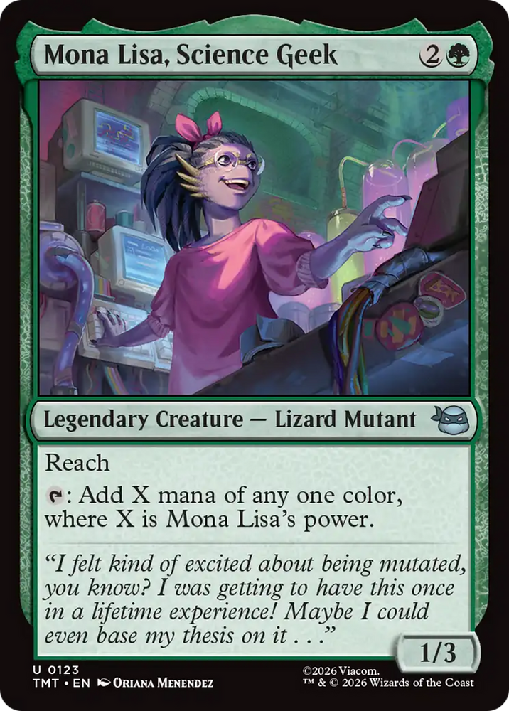 Magic | Mona Lisa, Science Geek [Teenage Mutant Ninja Turtles] | The Nerd Merchant