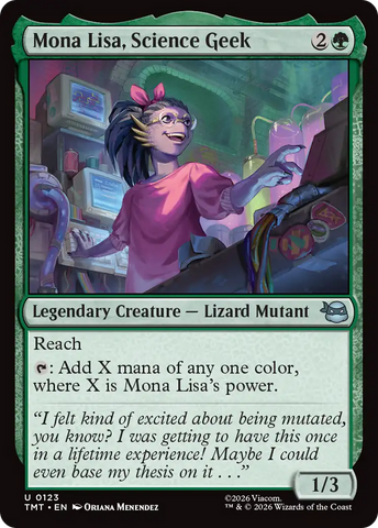 Magic | Mona Lisa, Science Geek [Teenage Mutant Ninja Turtles] | The Nerd Merchant