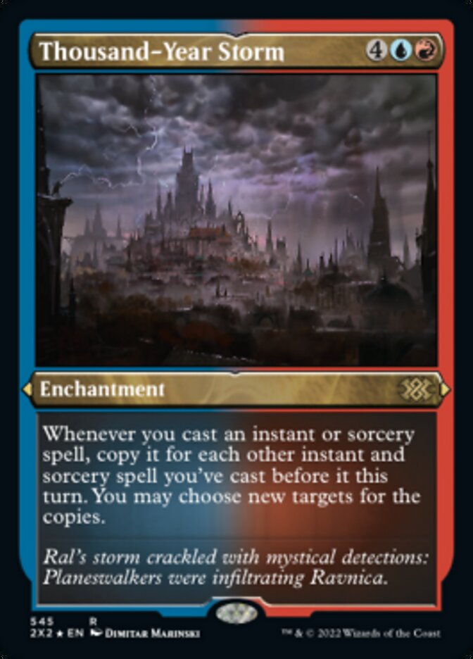 Magic | Thousand-Year Storm (Foil Etched) [Double Masters 2022] | The Nerd Merchant