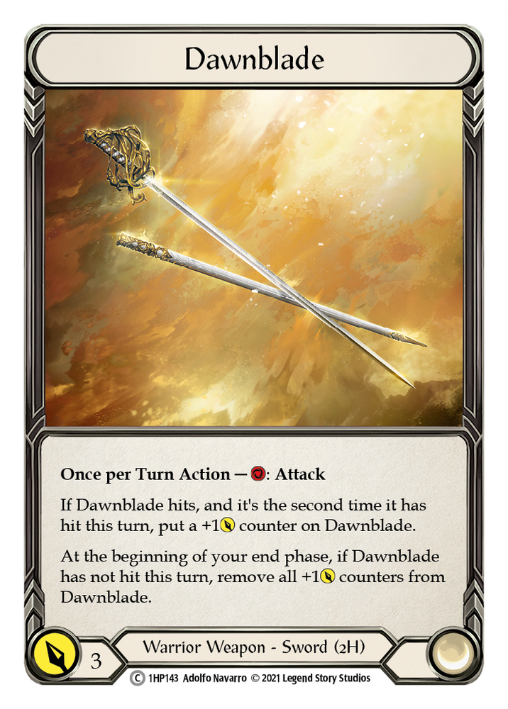 Flesh and Blood TCG | Dawnblade [1HP143] (History Pack 1) | The Nerd Merchant