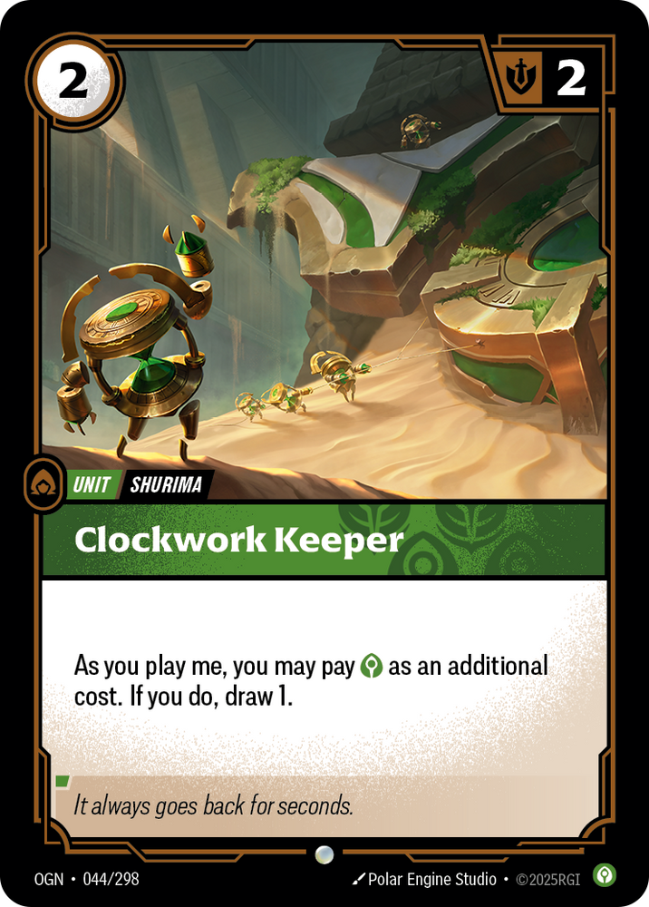 Clockwork Keeper - Origins #44