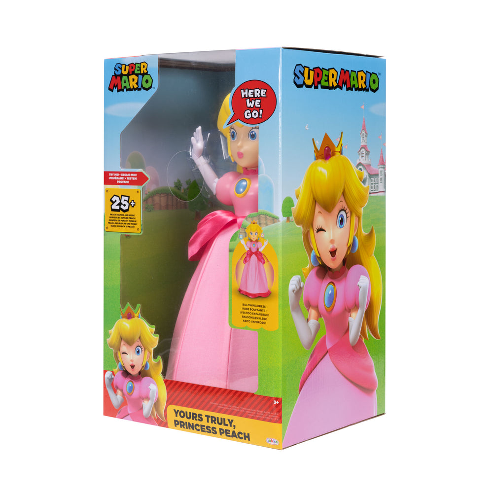 Jakks Pacific - Super Mario 14in Yours Truly, Princess Peach