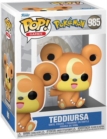 Pop! Vinyl | Teddiursa - Pokemon #985 | The Nerd Merchant