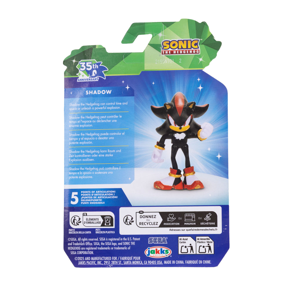 Jakks Pacific - Sonic the Hedgehog 2.5in Figures - Modern Shadow
