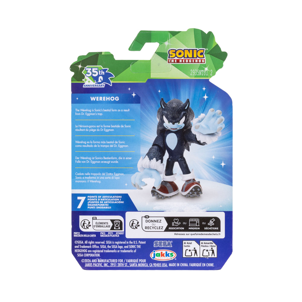 Jakks Pacific - Sonic the Hedgehog 2.5in Figures - Werehog