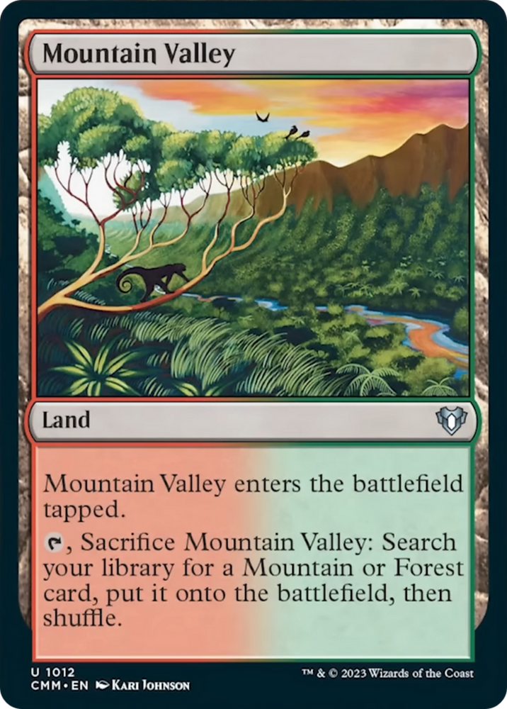 Magic | Mountain Valley [Commander Masters] | The Nerd Merchant