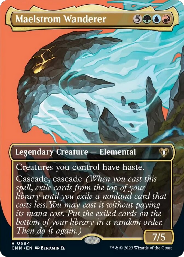 Magic | Maelstrom Wanderer (Borderless Profile) [Commander Masters] | The Nerd Merchant