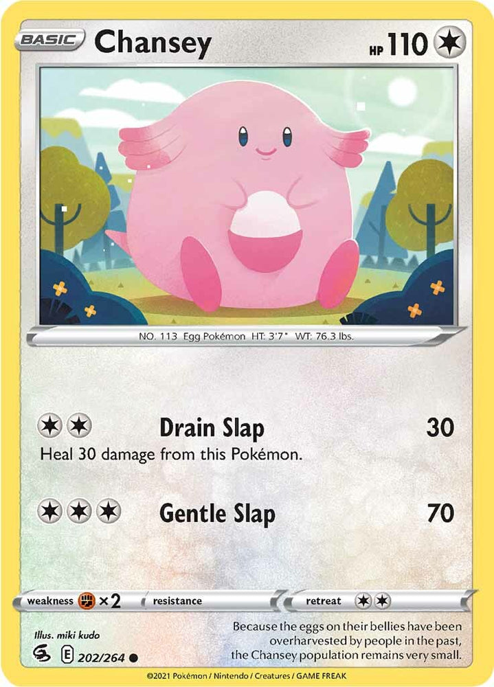Pokemon | Chansey (202/264) [Sword & Shield: Fusion Strike] | The Nerd Merchant