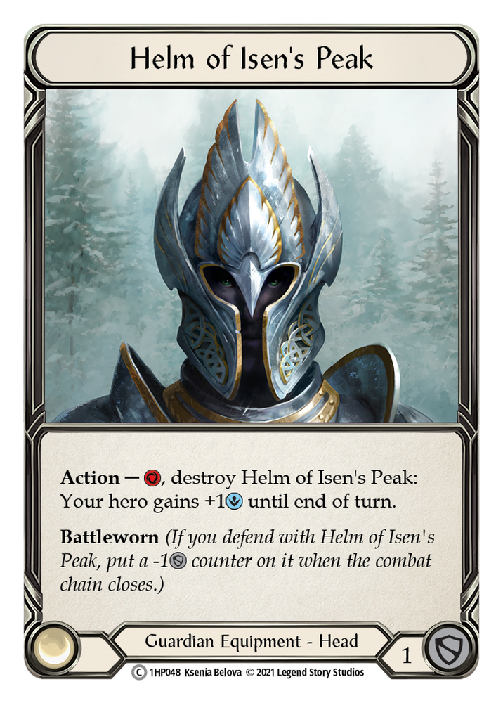 Flesh and Blood TCG | Helm of Isen's Peak [1HP048] (History Pack 1) | The Nerd Merchant