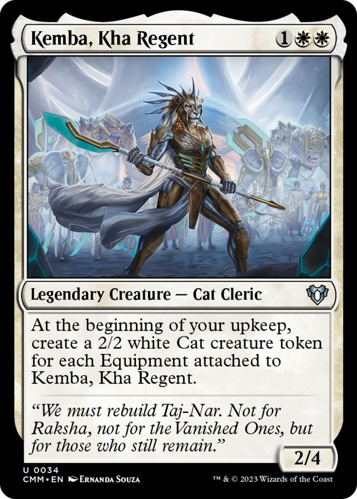 Magic | Kemba, Kha Regent [Commander Masters] | The Nerd Merchant