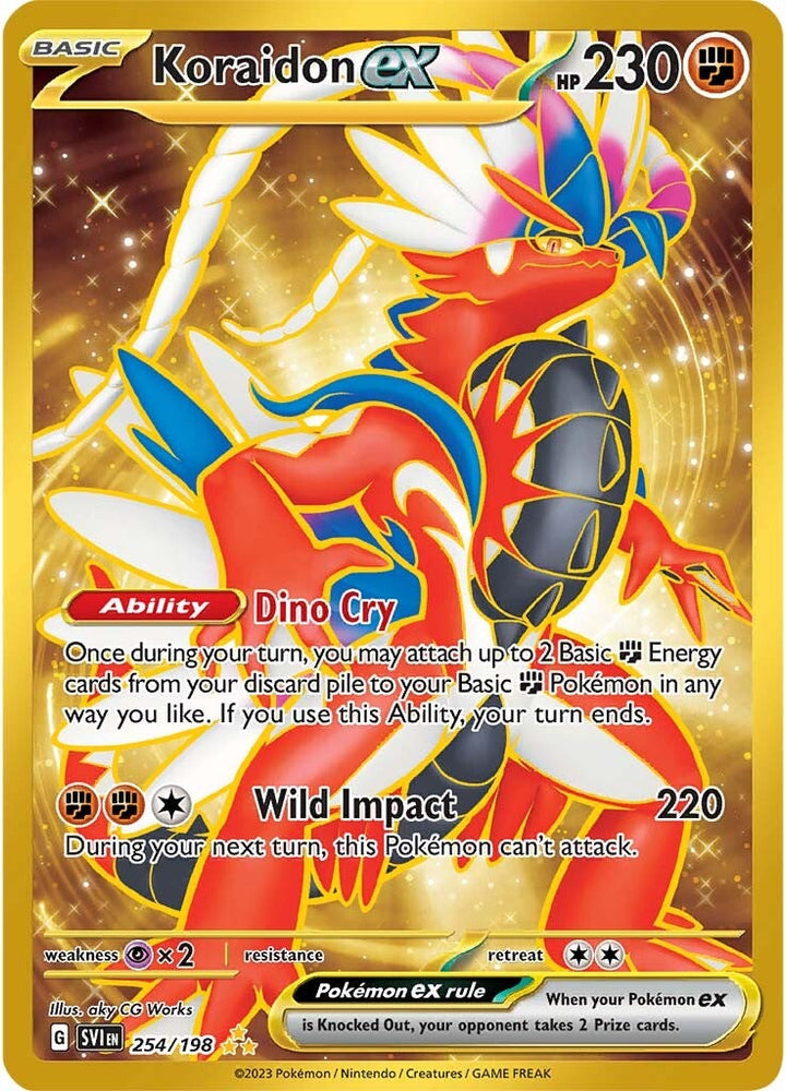 Pokemon | Koraidon ex (254/198) [Scarlet & Violet: Base Set] | The Nerd Merchant