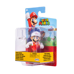 Jakks Pacific - Super Mario 2.5in Figures - Fire Running Mario