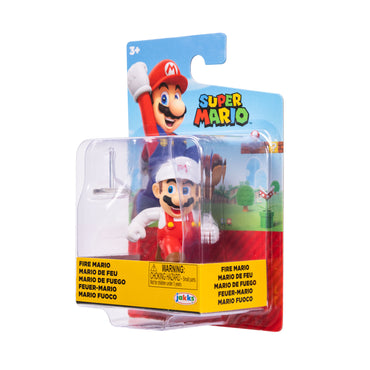 Jakks Pacific - Super Mario 2.5in Figures - Fire Running Mario