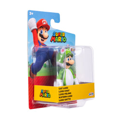 Jakks Pacific - Super Mario 2.5in Figures - Standing Cat Luigi