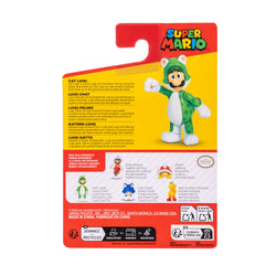 Jakks Pacific - Super Mario 2.5in Figures - Standing Cat Luigi