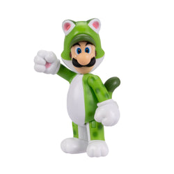 Jakks Pacific - Super Mario 2.5in Figures - Standing Cat Luigi